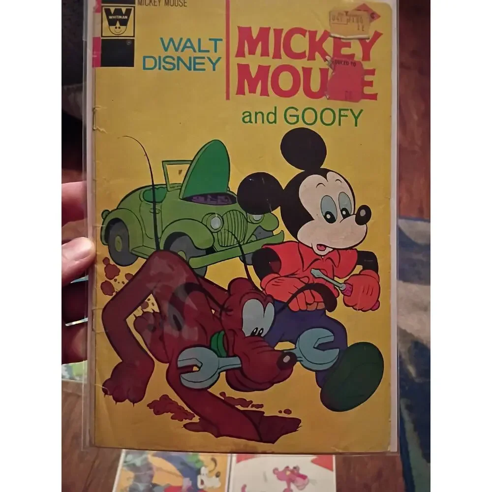Lot Of 6 Whitman And Gold Key Comics Disney Hanna Barbera Mickey Goofy Low/Mid